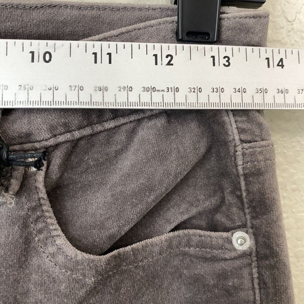 Mica Los Angeles Jeans Womens Size 27 Highrise Velvet Flare Brown Wide Leg New - Picture 6 of 9